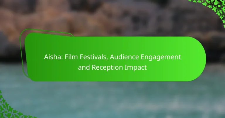 Aisha: Film Festivals, Audience Engagement and Reception Impact